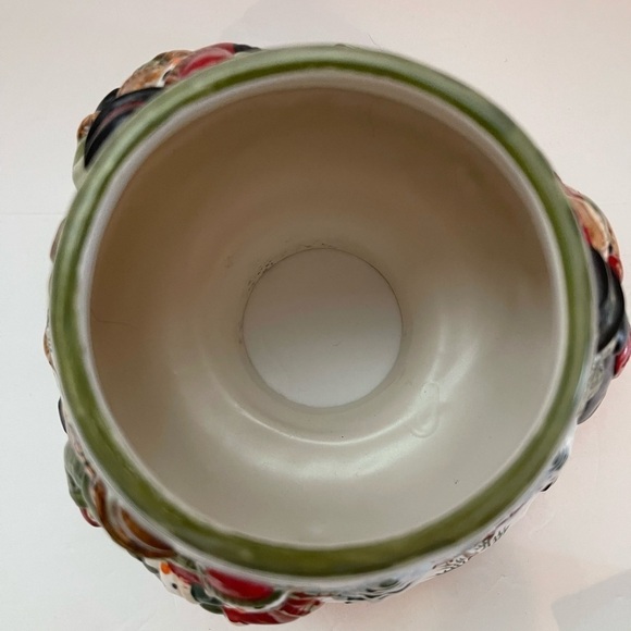 Yankee Candle Ceramic Christmas Shade Snowman Family Winter Scene Jar Topper - Picture 2 of 10